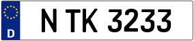 Truck License Plate
